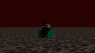 Players can enter the Nether roof using ender pearls (Image via Sportskeeda Gaming || Mojang Studios)